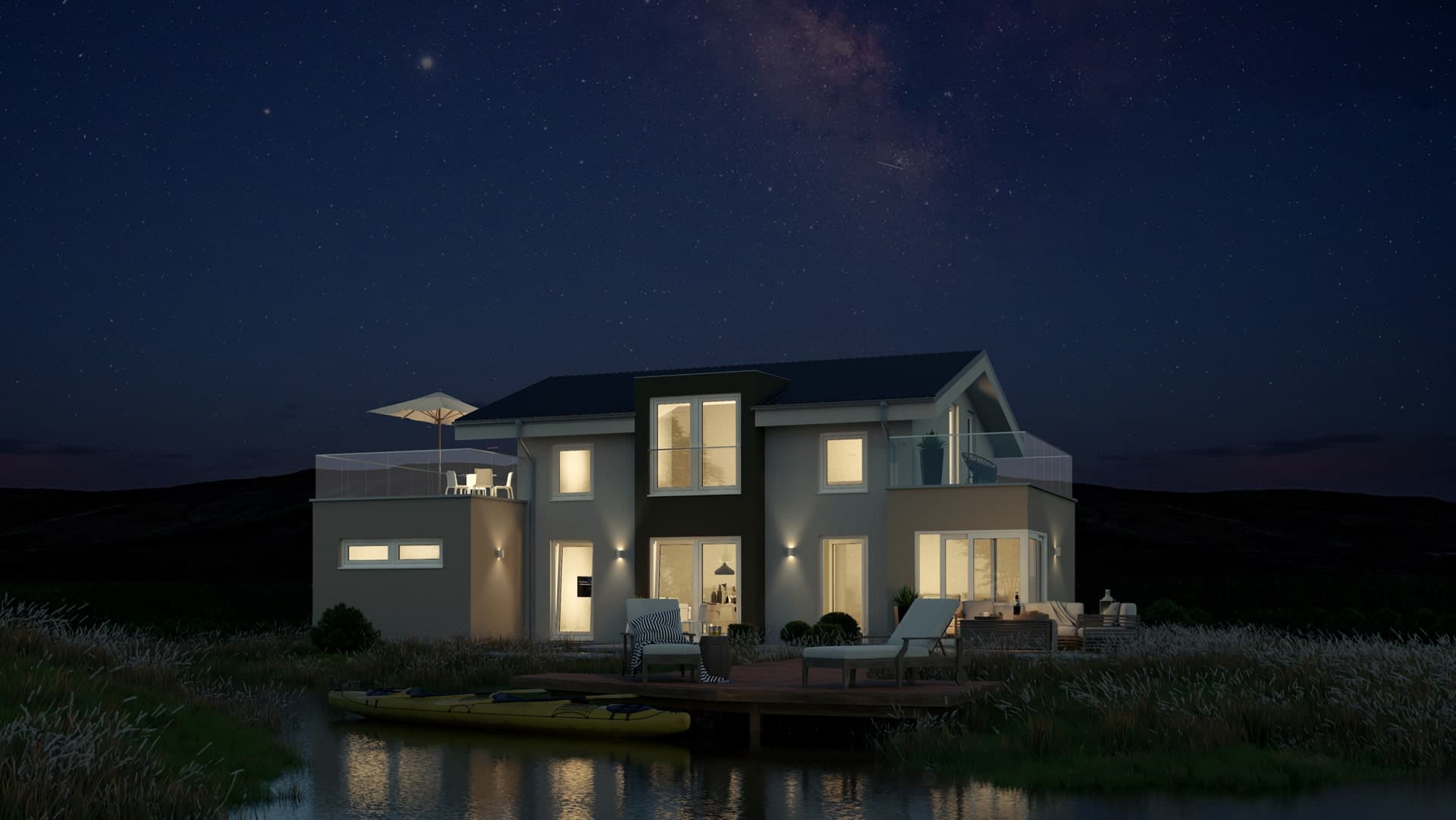 Traditional home design with flexible architecture for dream destinations