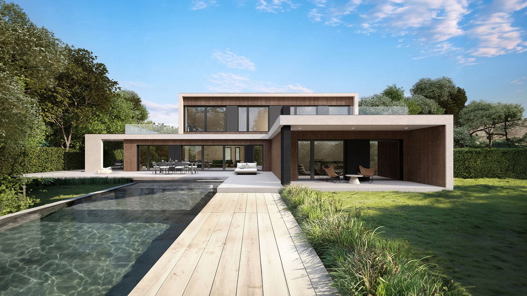 Signature home refined living space with premium finishes