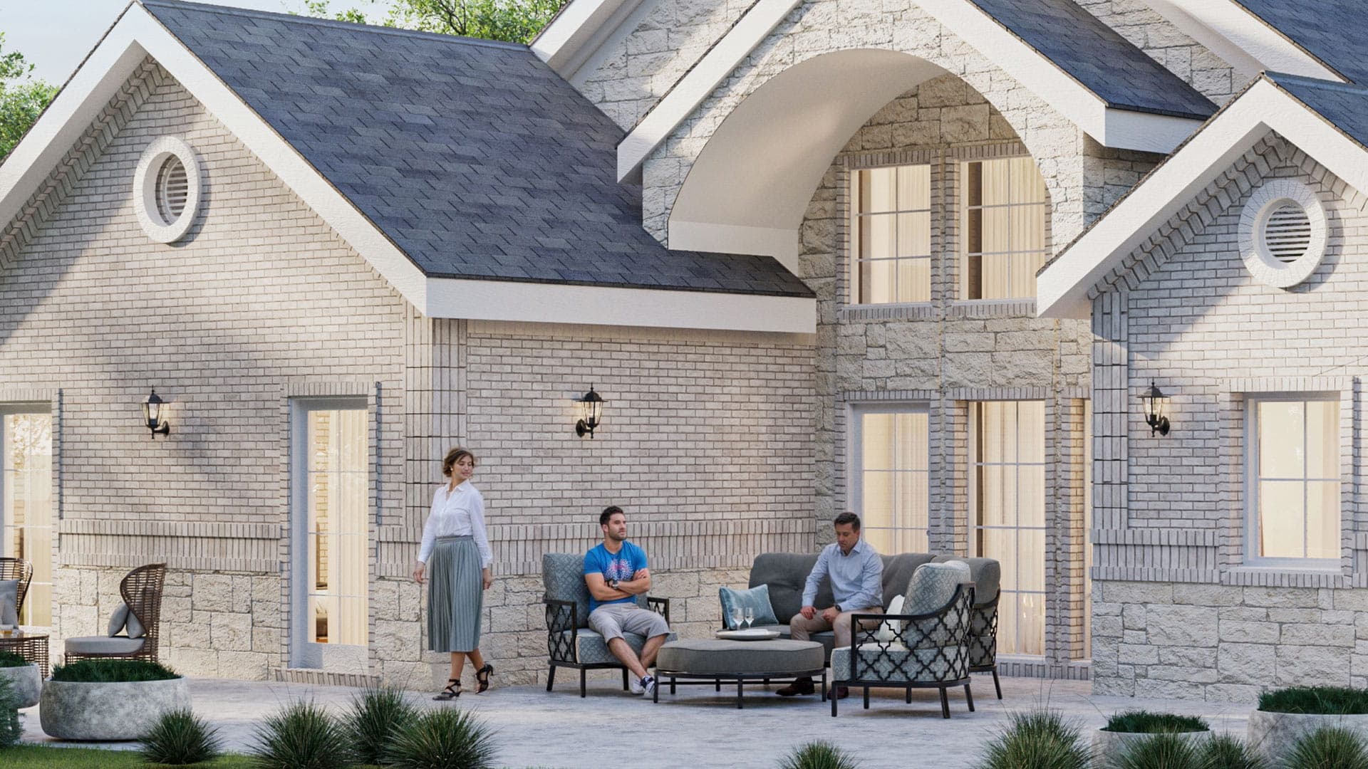 Traditional American home by InstaBuilt