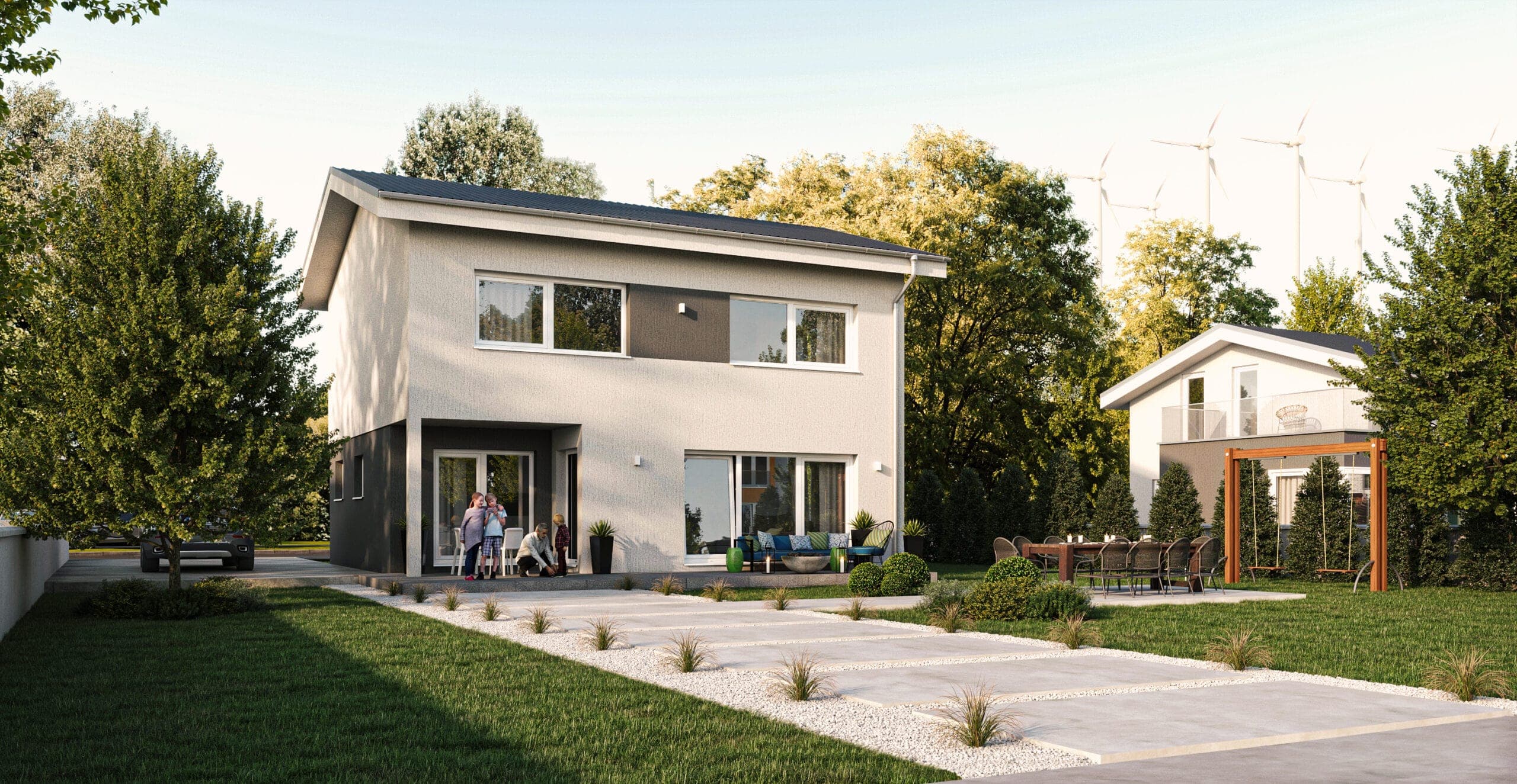Traditional European home with modern touches