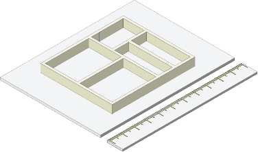 Isometric illustration of architectural design planning