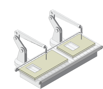 Isometric illustration of off-site modular fabrication
