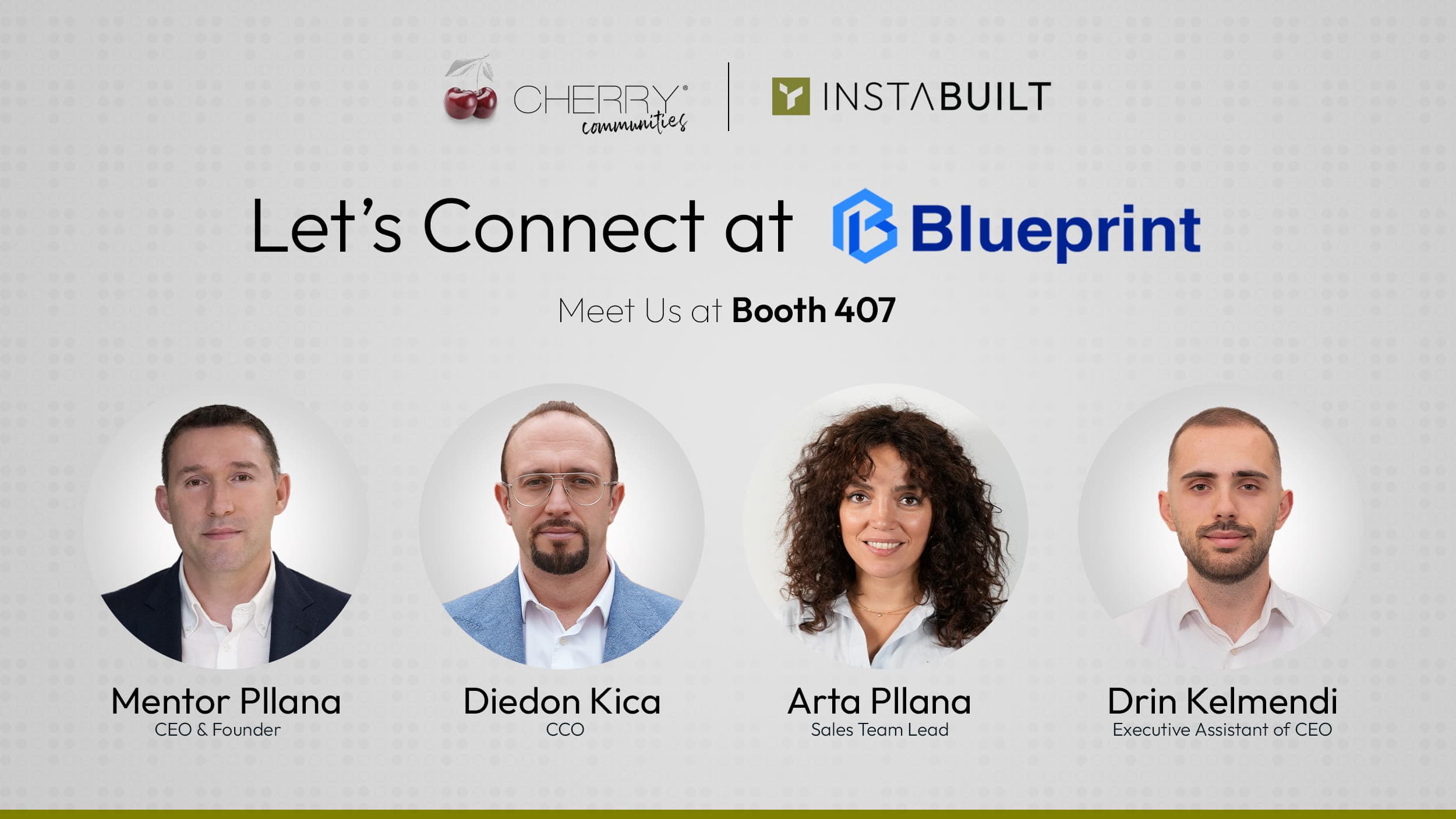 Cherry Communities at Blueprint Tech Conference for Real Estate - Meet Us at Booth 407!