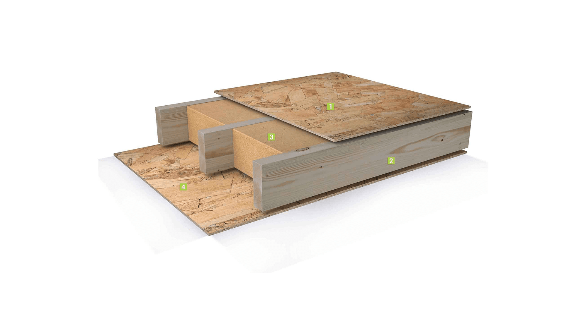 Floor 2-2 construction layers diagram