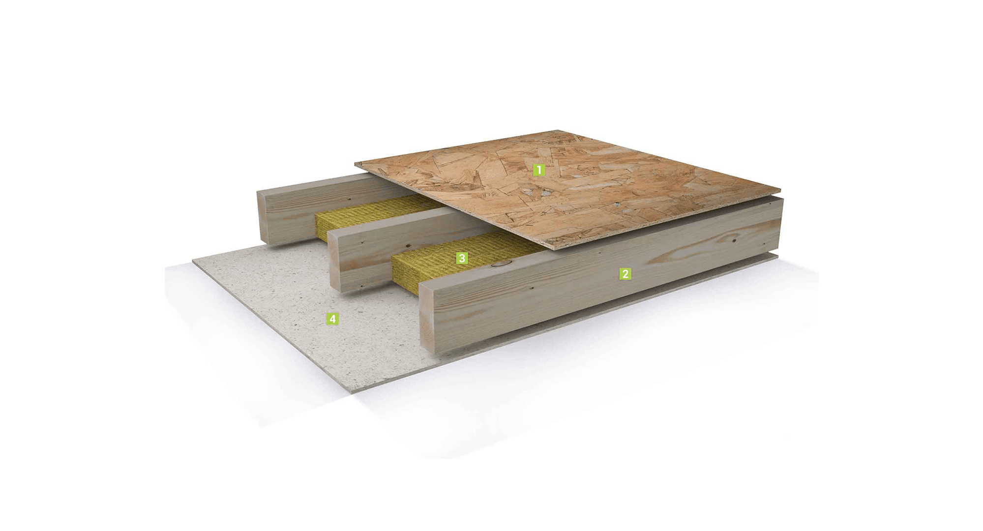Floor 1 construction layers diagram