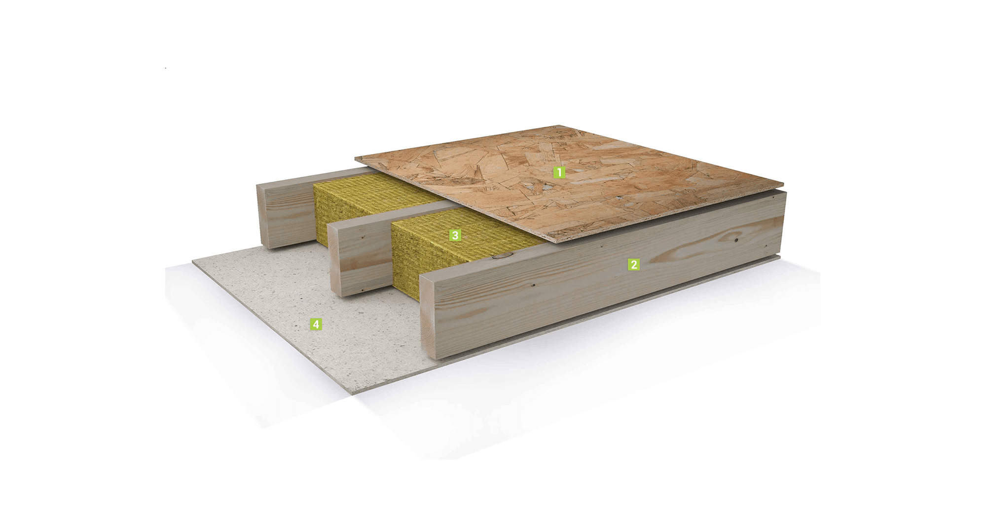 Floor 1-1 construction layers diagram