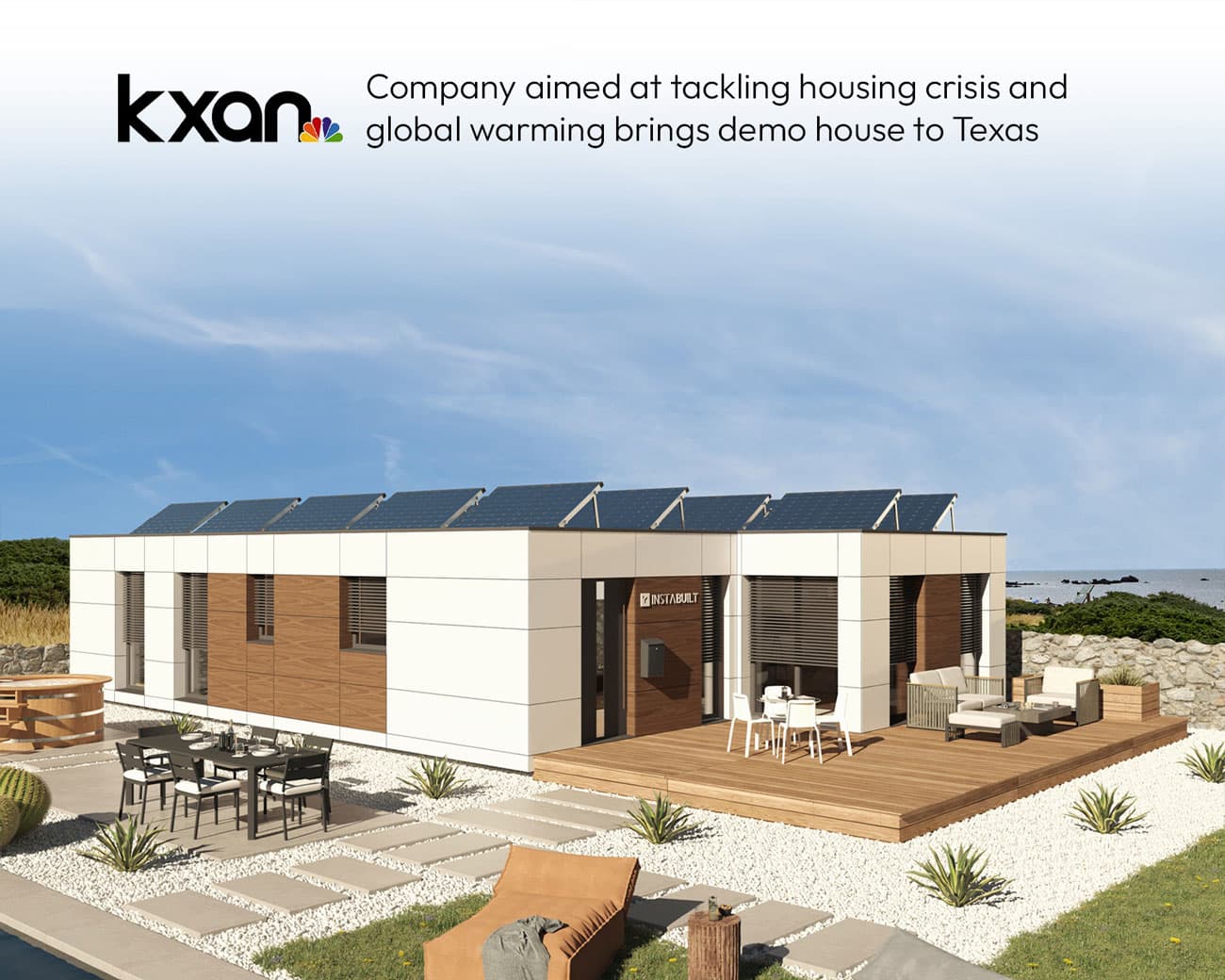 Unternehmen zur Bekämpfung der Wohnungskrise und des Klimawandels bringt Demohaus nach Texas