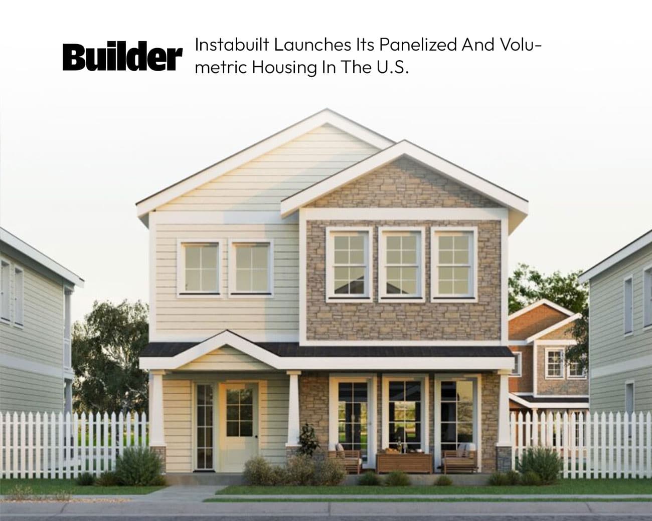 InstaBuilt startet sein platten- und volumenbasierendes Wohnungsbauangebot in den USA