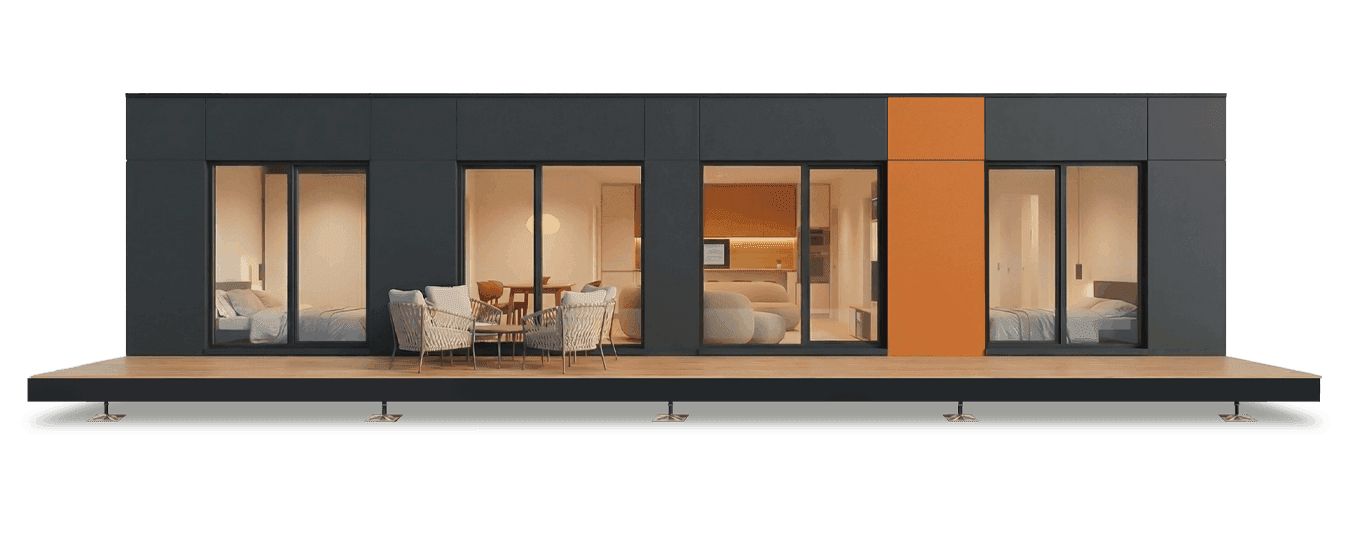POP UP 104 m² Außenansicht
