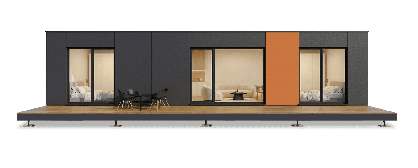 POP UP 52 m² Außenansicht
