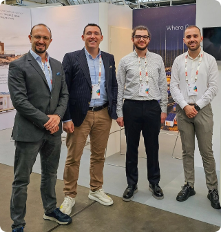 InstaBuilt team at an industry expo