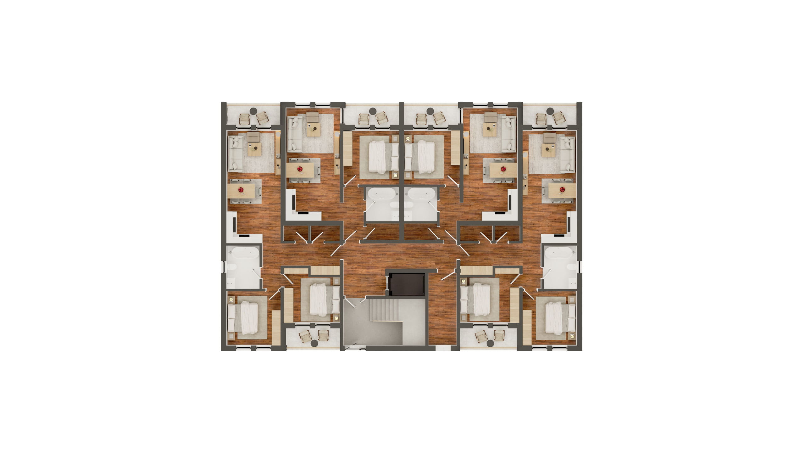 Senior housing first floor plan layout
